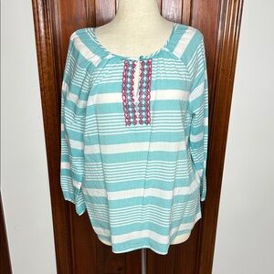 Talbots ladies size L tunic top